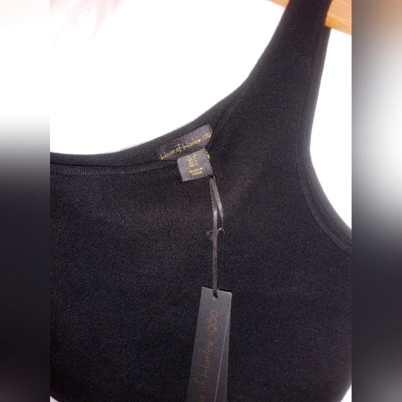 House Of Harlow 1960 One Shoulder Ribbed Knit Crop Tank Top - Picture 3 of 5